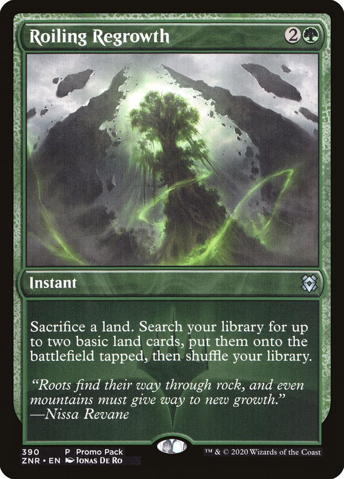 Roiling Regrowth (Promo Pack) [Zendikar Rising Promos] | Mindsight Gaming