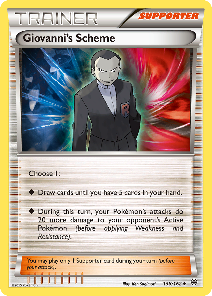 Giovanni's Scheme (138/162) [XY: BREAKthrough] | Mindsight Gaming