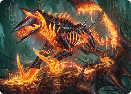 Kuldotha Cackler Art Card [Phyrexia: All Will Be One Art Series] | Mindsight Gaming