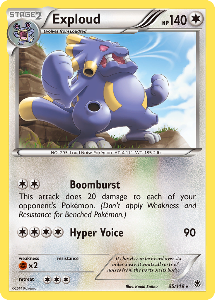 Exploud (85/119) [XY: Phantom Forces] | Mindsight Gaming