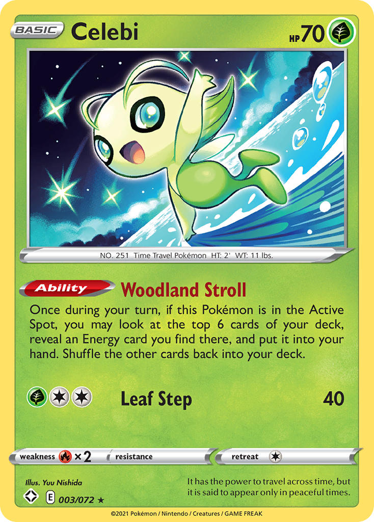 Celebi (003/072) [Sword & Shield: Shining Fates] | Mindsight Gaming