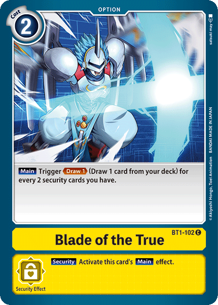 Blade of the True [BT1-102] [Release Special Booster Ver.1.0] | Mindsight Gaming