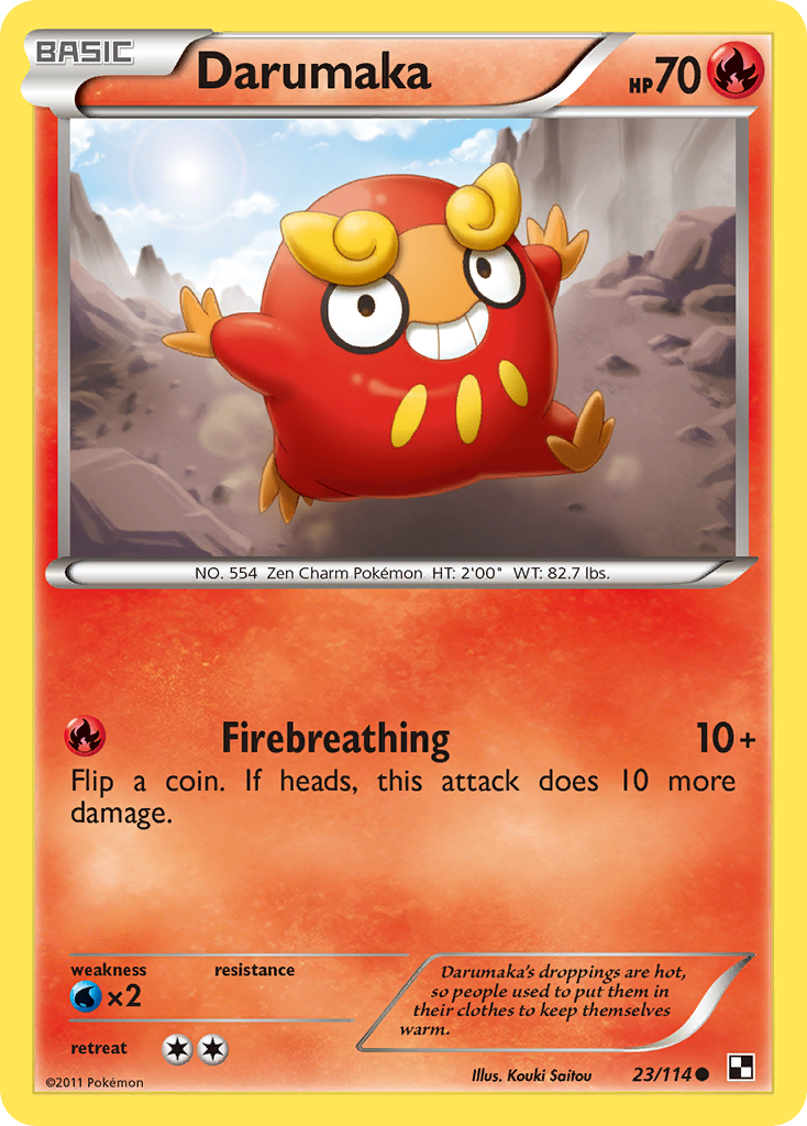 Darumaka (23/114) [Black & White: Base Set] | Mindsight Gaming