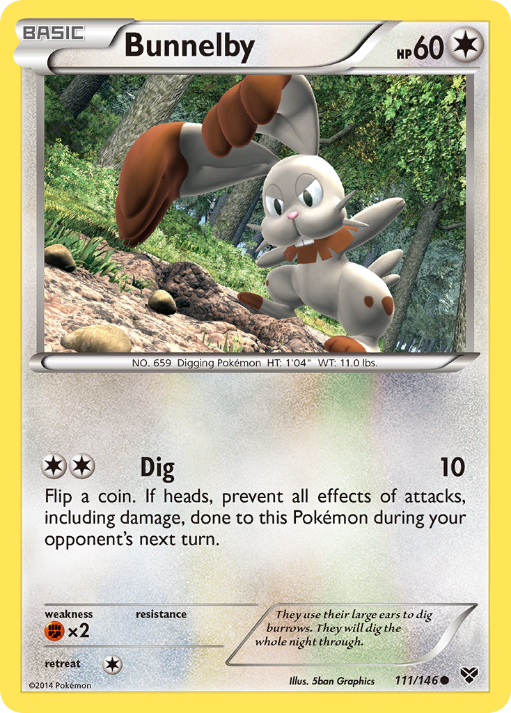 Bunnelby (111/146) [XY: Base Set] | Mindsight Gaming