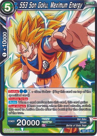 SS3 Son Goku, Maximum Energy (Starter Deck - The Awakening) [SD1-03] | Mindsight Gaming