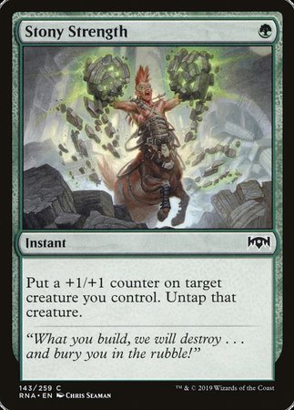 Stony Strength [Ravnica Allegiance] | Mindsight Gaming