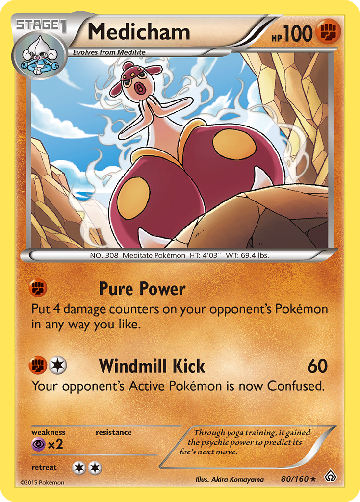 Medicham (80/160) [XY: Primal Clash] | Mindsight Gaming