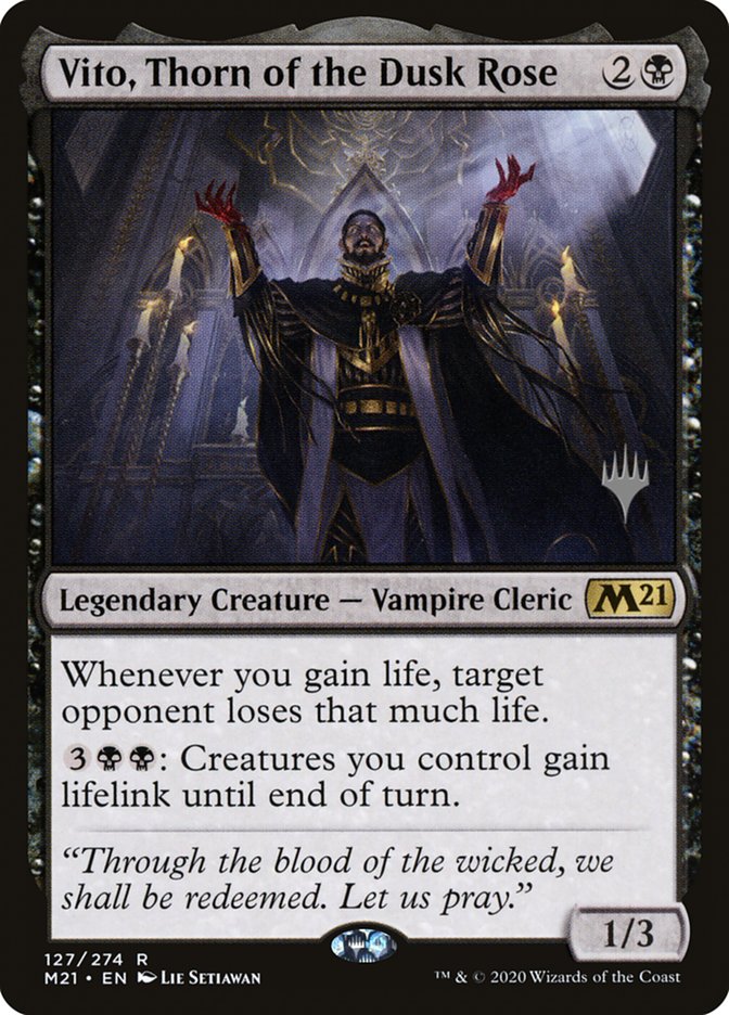 Vito, Thorn of the Dusk Rose (Promo Pack) [Core Set 2021 Promos] | Mindsight Gaming