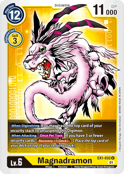 Magnadramon [EX1-032] [Classic Collection] | Mindsight Gaming