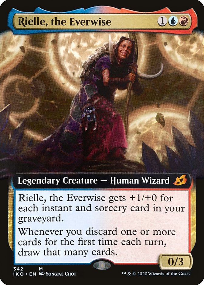 Rielle, the Everwise (Extended Art) [Ikoria: Lair of Behemoths] | Mindsight Gaming