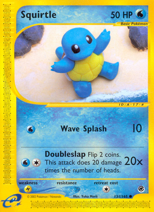 Squirtle (131/165) [Expedition: Base Set] | Mindsight Gaming