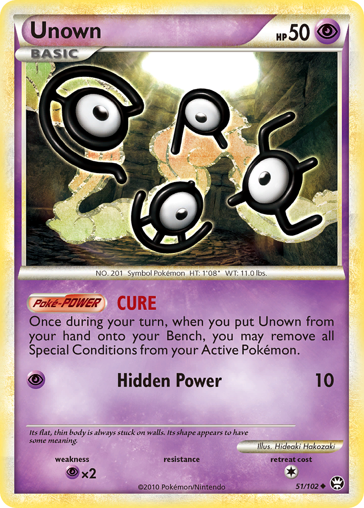 Unown (51/102) [HeartGold & SoulSilver: Triumphant] | Mindsight Gaming