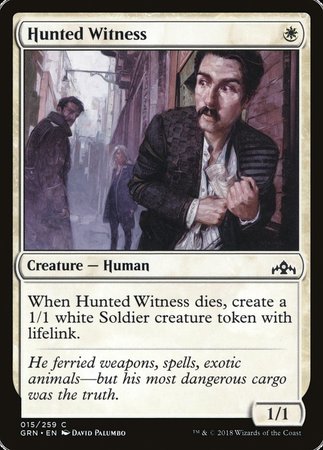 Hunted Witness [Guilds of Ravnica] | Mindsight Gaming