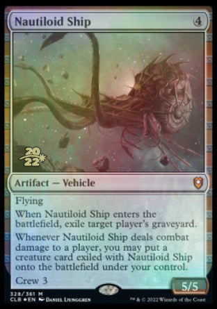 Nautiloid Ship [Commander Legends: Battle for Baldur's Gate Prerelease Promos] | Mindsight Gaming