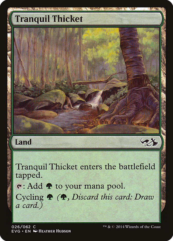 Tranquil Thicket (Elves vs. Goblins) [Duel Decks Anthology] | Mindsight Gaming