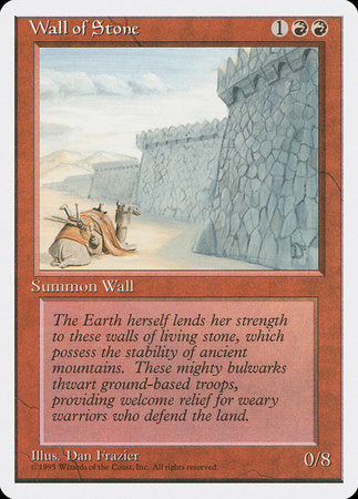 Wall of Stone [Fourth Edition] | Mindsight Gaming