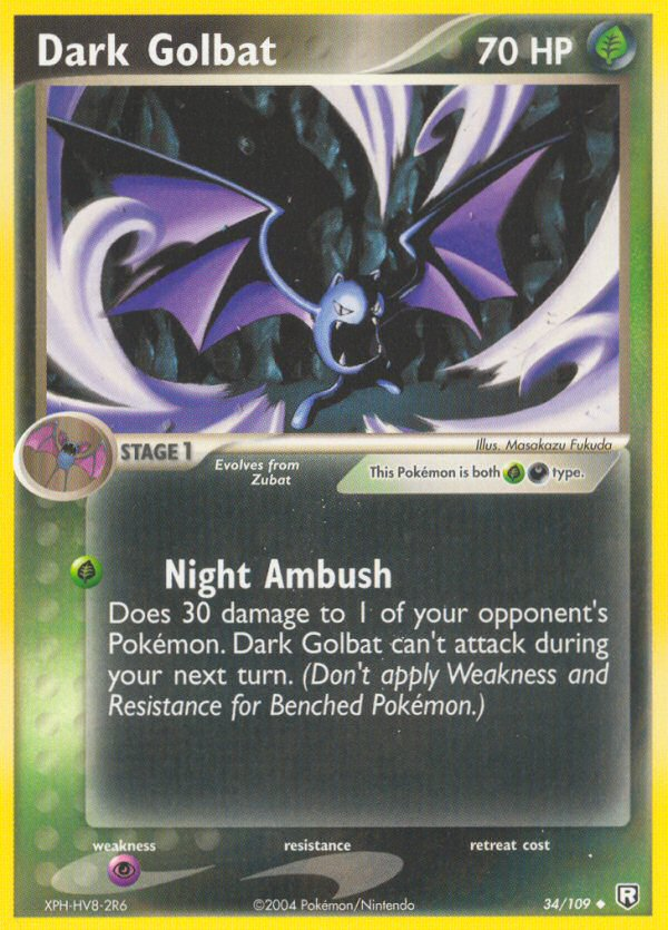 Dark Golbat (34/109) [EX: Team Rocket Returns] | Mindsight Gaming