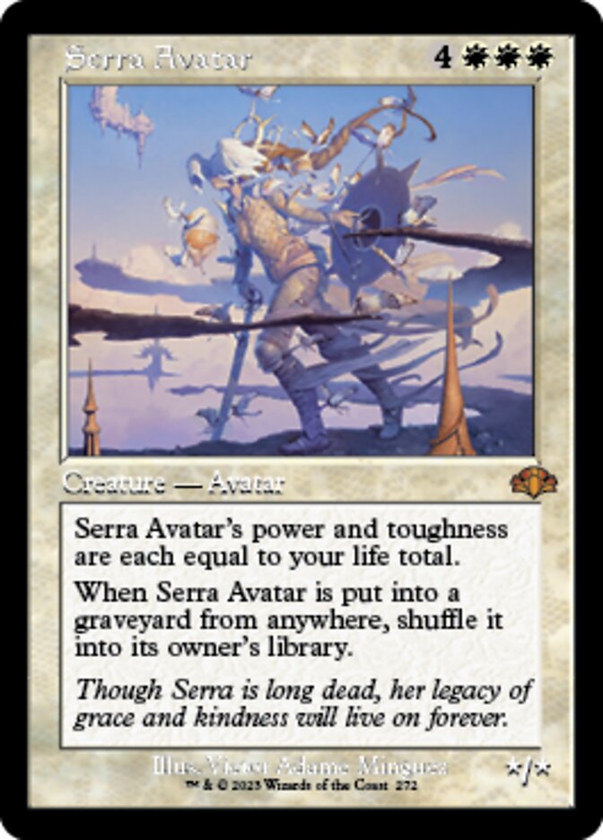 Serra Avatar (Retro) [Dominaria Remastered] | Mindsight Gaming