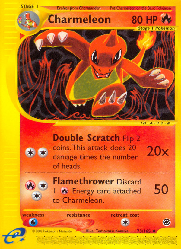 Charmeleon (73/165) [Expedition: Base Set] | Mindsight Gaming