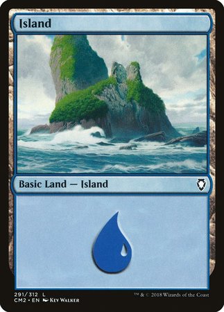 Island (291) [Commander Anthology Volume II] | Mindsight Gaming