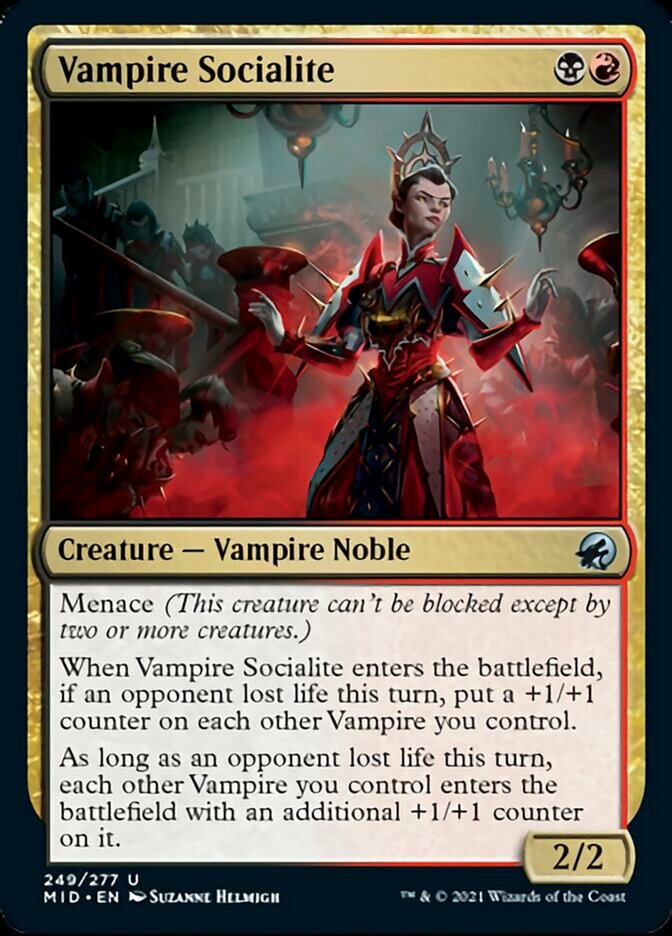 Vampire Socialite [Innistrad: Midnight Hunt] | Mindsight Gaming