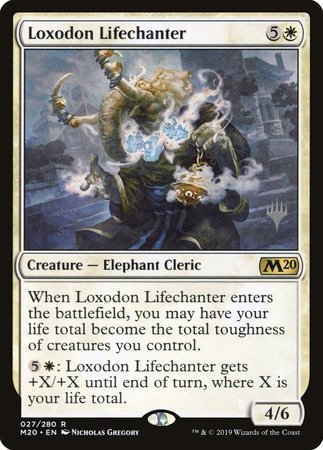 Loxodon Lifechanter [Core Set 2020 Promos] | Mindsight Gaming