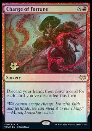 Change of Fortune [Innistrad: Crimson Vow Prerelease Promos] | Mindsight Gaming