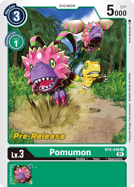 Pomumon [BT6-046] [Double Diamond Pre-Release Cards] | Mindsight Gaming