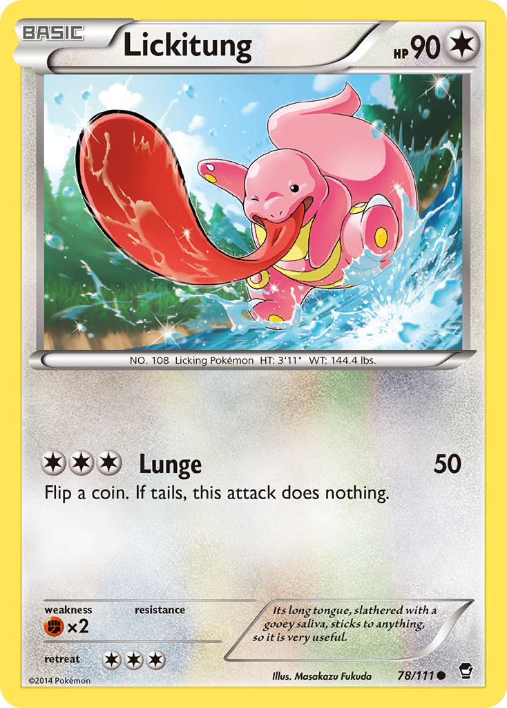 Lickitung (78/111) [XY: Furious Fists] | Mindsight Gaming