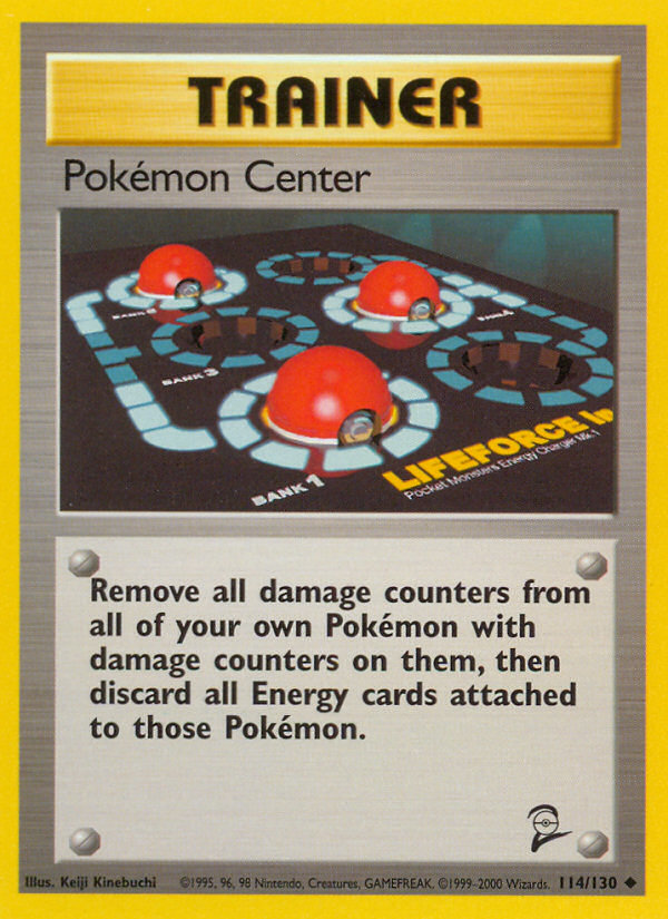 Pokemon Center (114/130) [Base Set 2] | Mindsight Gaming