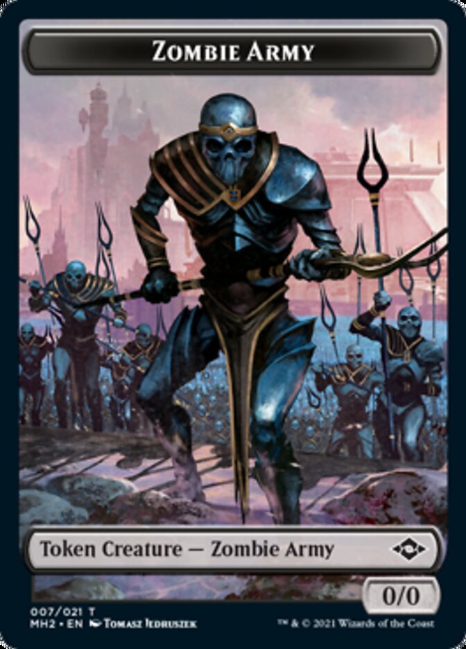 Zombie Army Token [Modern Horizons 2 Tokens] | Mindsight Gaming