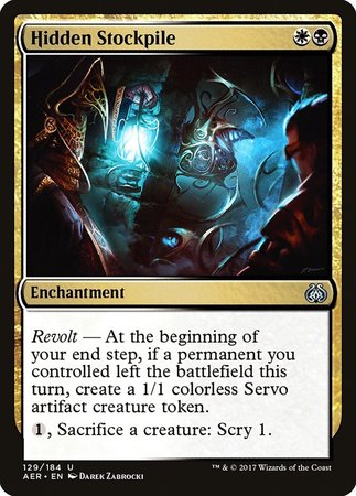 Hidden Stockpile [Aether Revolt] | Mindsight Gaming