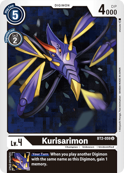 Kurisarimon [BT2-059] [Release Special Booster Ver.1.0] | Mindsight Gaming