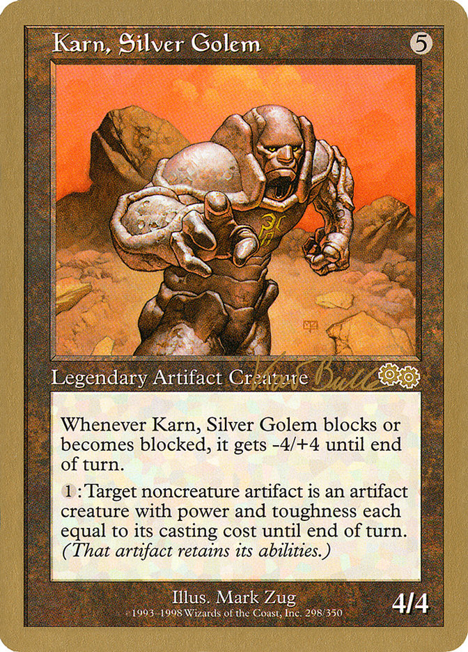 Karn, Silver Golem (Kai Budde) [World Championship Decks 1999] | Mindsight Gaming