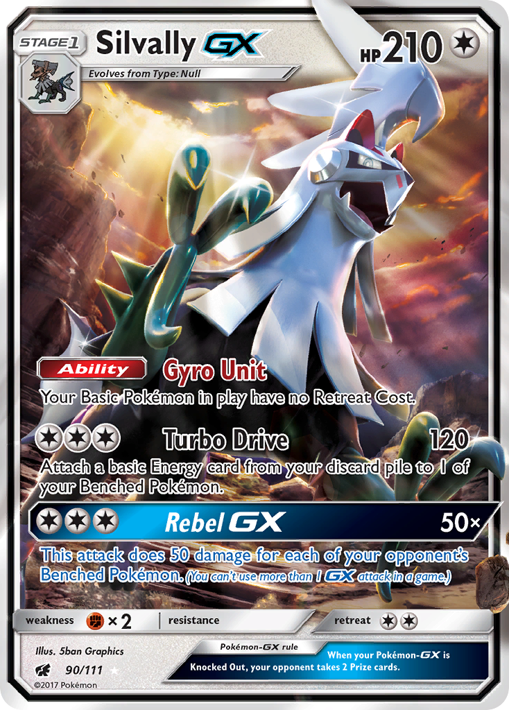 Silvally GX (90/111) [Sun & Moon: Crimson Invasion] | Mindsight Gaming