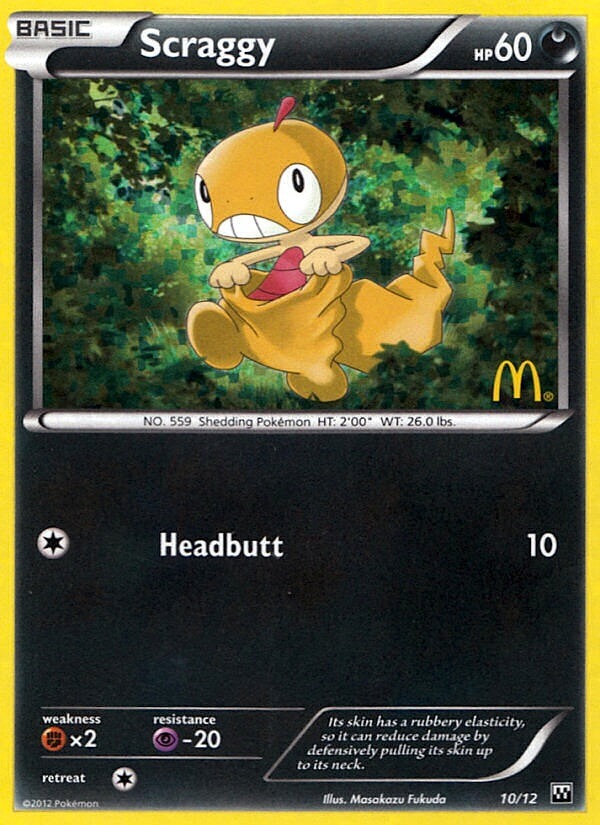 Scraggy (10/12) [McDonald's Promos: 2012 Collection] | Mindsight Gaming