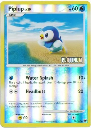 Piplup (71/100) [Burger King Promos: 2009 Collection] | Mindsight Gaming