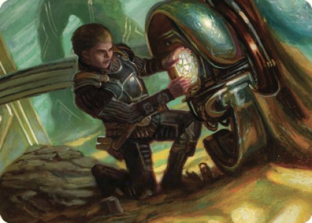 Urza, Powerstone Prodigy Art Card [The Brothers' War Art Series] | Mindsight Gaming