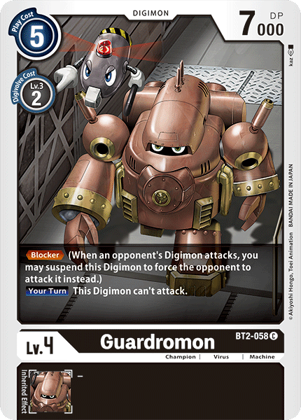 Guardromon [BT2-058] [Release Special Booster Ver.1.0] | Mindsight Gaming