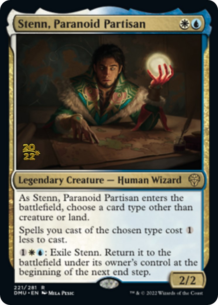 Stenn, Paranoid Partisan [Dominaria United Prerelease Promos] | Mindsight Gaming