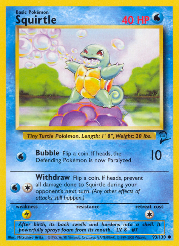 Squirtle (93/130) [Base Set 2] | Mindsight Gaming