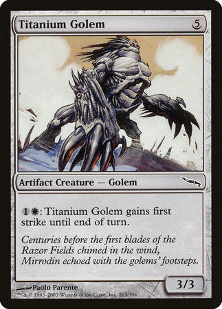 Titanium Golem [Mirrodin] | Mindsight Gaming