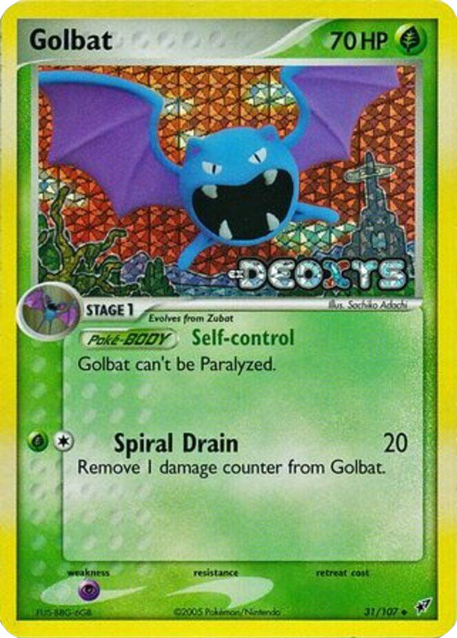 Golbat (31/107) (Stamped) [EX: Deoxys] | Mindsight Gaming