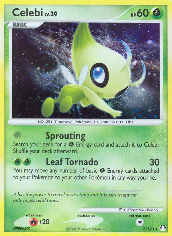 Celebi (7/123) [Diamond & Pearl: Mysterious Treasures] | Mindsight Gaming