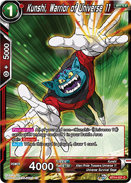 Kunshi, Warrior of Universe 11 (BT14-021) [Cross Spirits] | Mindsight Gaming