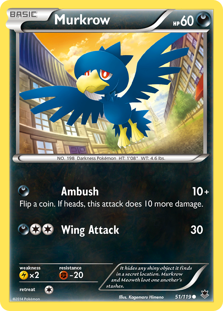 Murkrow (51/119) [XY: Phantom Forces] | Mindsight Gaming