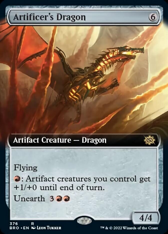 Artificer's Dragon (Extended Art) [The Brothers' War] | Mindsight Gaming