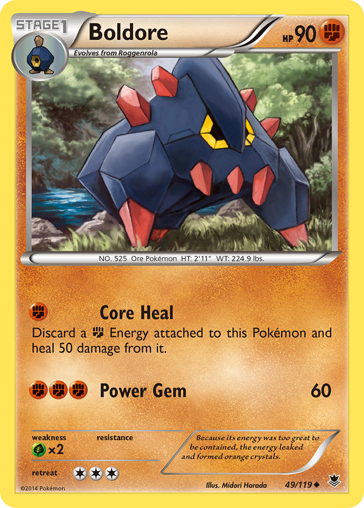 Boldore (49/119) [XY: Phantom Forces] | Mindsight Gaming