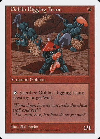 Goblin Digging Team [Fifth Edition] | Mindsight Gaming