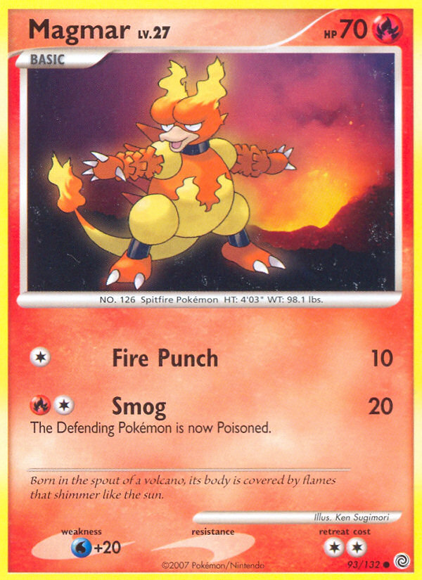 Magmar (93/132) [Diamond & Pearl: Secret Wonders] | Mindsight Gaming